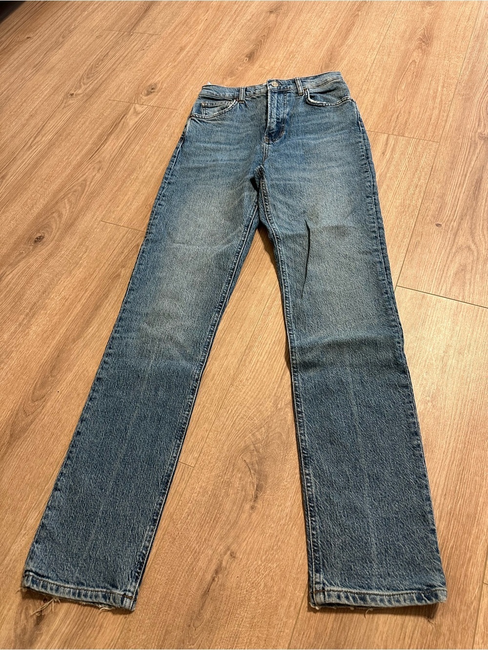Reformation Liza Ultra high rise slim straight jeans size 26 - Picture 2 of 9